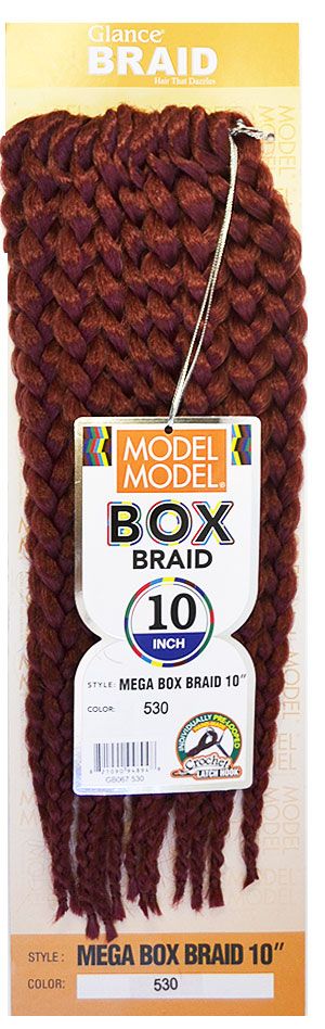 Model Model Glance Braid MEGA BOX BRAID 10 Inch - Hollywood Beauty STL