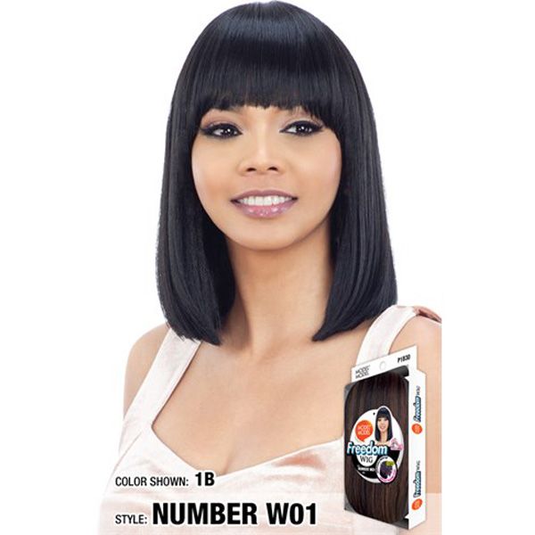 Model Model Synthetic Freedom Wig - NUMBER W01 - Hollywood Beauty STL