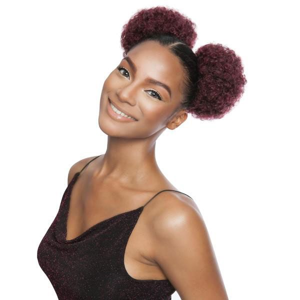 Mane Concept Synthetic Yellowtail Wrap & Tie Ponytail MINI AFRO LARGE - Hollywood Beauty STL