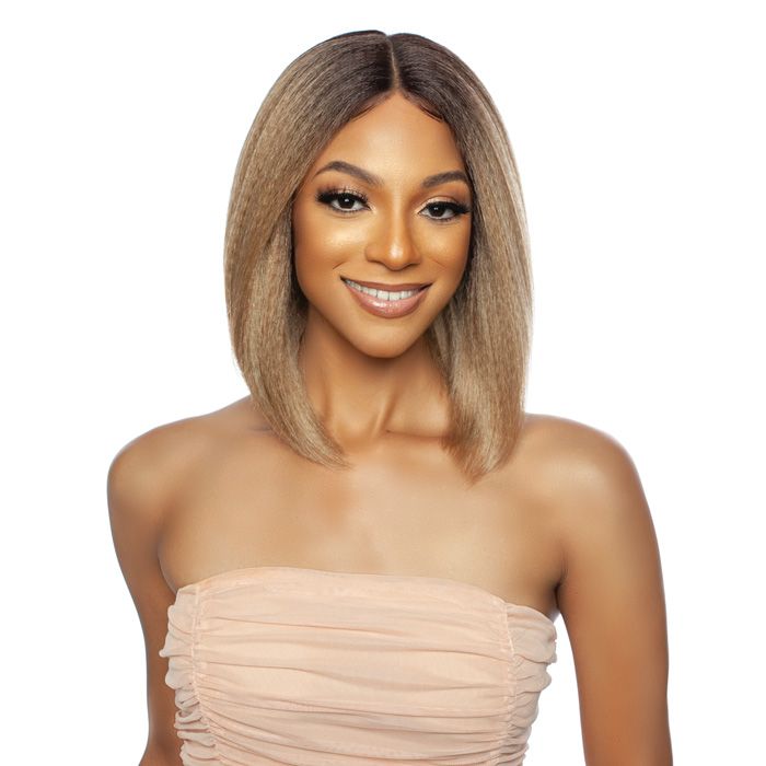 Mane Concept Melanin Queen Human Hair Blend HD Clear Lace Front Wig - MLHC201 NOVA - Hollywood Beauty STL