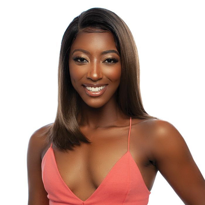 Mane Concept Melanin Queen Human Hair Blend HD Clear Lace Front Wig - MLHC203 JUNA - Hollywood Beauty STL