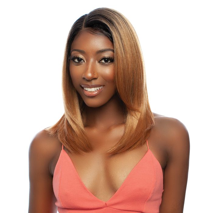 Mane Concept Melanin Queen Human Hair Blend HD Clear Lace Front Wig - MLHC203 JUNA - Hollywood Beauty STL
