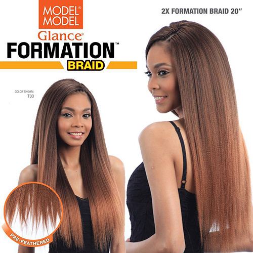 Model Model Glance 2X FORMATION BRAID 20 Inch - Hollywood Beauty STL