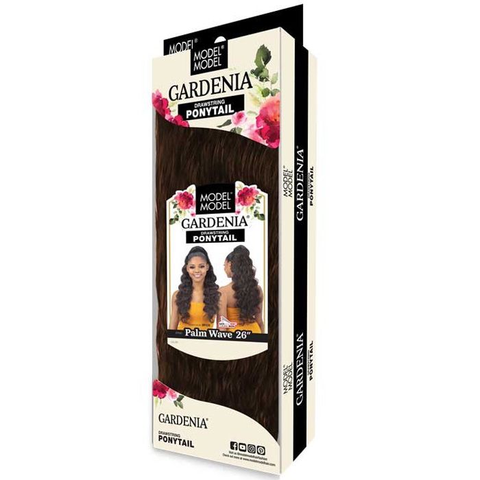Model Model Gardenia Drawstring Ponytail - PALM WAVE 26" - Hollywood Beauty STL