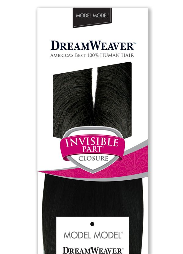 Model Model Dreamweaver INVISIBLE PART CLOSURE Human Hair 10" - 12" - Hollywood Beauty STL