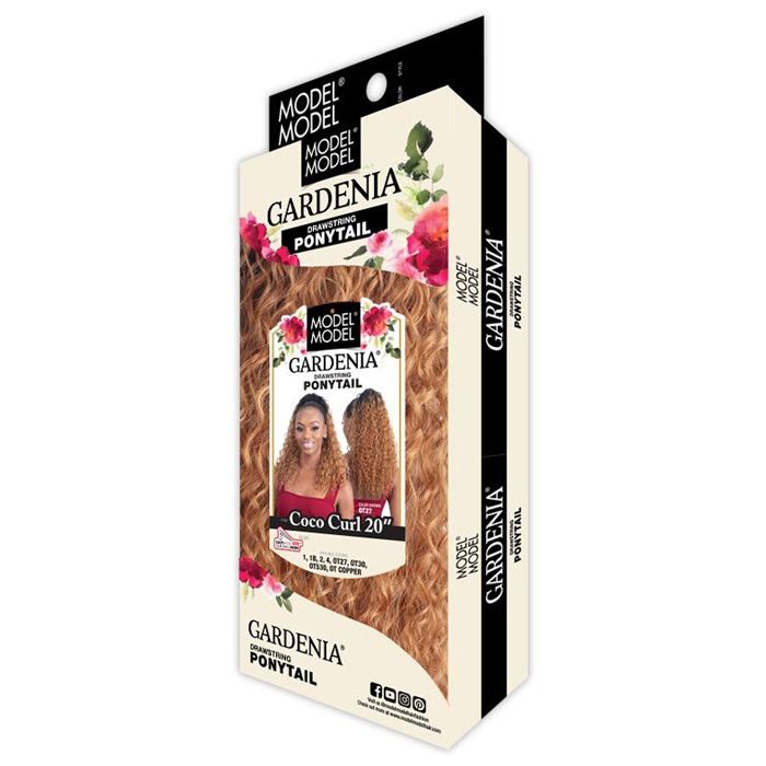 Model Model Gardenia Drawstring Ponytail - COCO CURL 20" - Hollywood Beauty STL