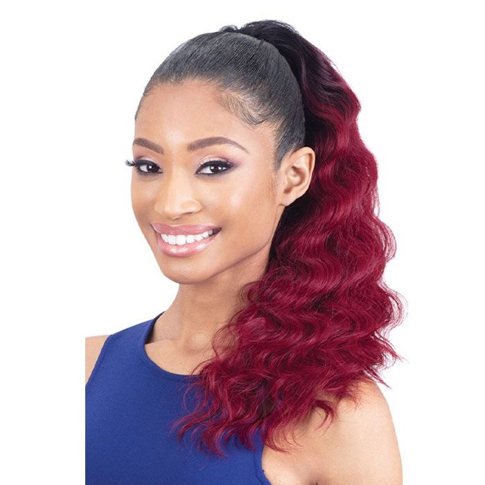 Model Model Gardenia Drawstring Ponytail - PALM WAVE 18" - Hollywood Beauty STL