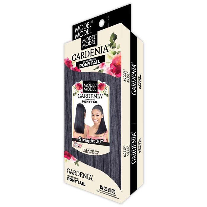 Model Model Gardenia Drawstring Ponytail - STRAIGHT 20" - Hollywood Beauty STL