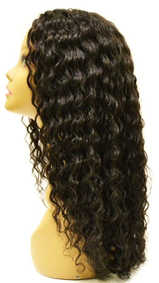 Model Model Nude Blue Virgin Remy 100% Human Hair BRAZILIAN DEEP WAVE 12" - 16" - Hollywood Beauty STL