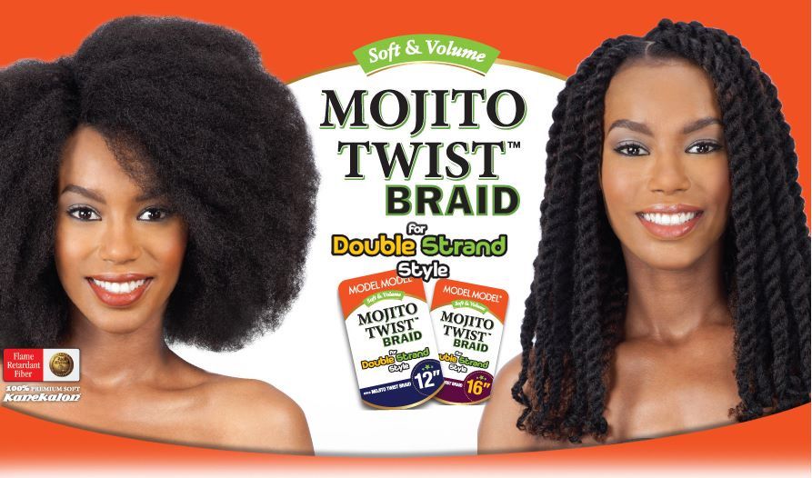 Model Model MOJITO TWIST BRAID 12/16/24 Inch - Hollywood Beauty STL