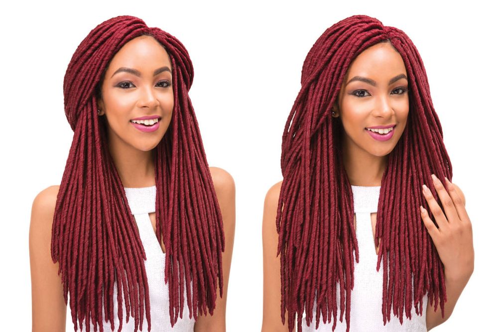 Janet Collection Synthetic Hair Crochet Braids MONO MAMBO FAUX LOCS 18 Inch - Hollywood Beauty STL