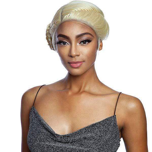 Mane Concept Synthetic Red Carpet Crown Braid Lace Front Wig - RCCB04 PEONY - Hollywood Beauty STL