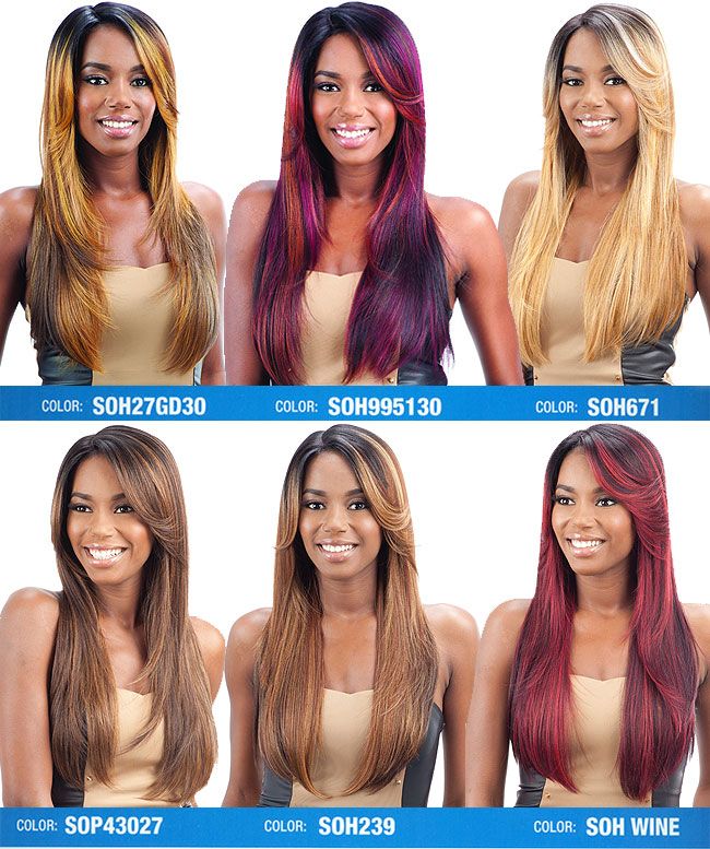 Model Model Lace Front Wig Deep Invisible Part PERLA - Hollywood Beauty STL