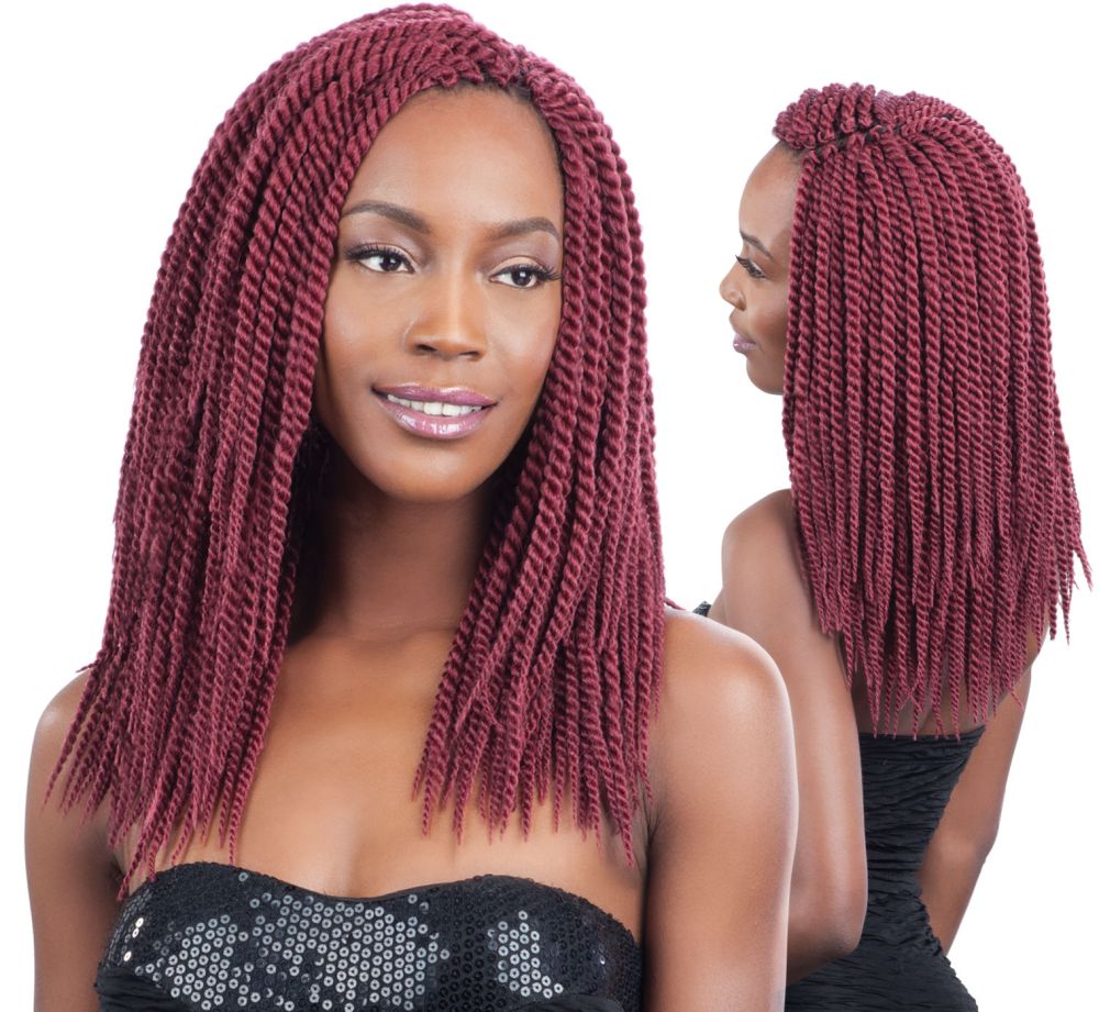 Model Model Glance Crochet Braid SENEGALESE TWIST LARGE 12 Inch - Hollywood Beauty STL