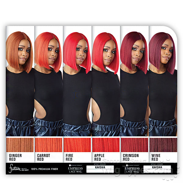 Sensationnel Shear Muse Red Krush Synthetic Hair Empress HD Lace Front Wig - KAISHA | Hollywood Beauty STL | Beauty Supply In St. Louis Missouri | #1 Beauty Supply Near
