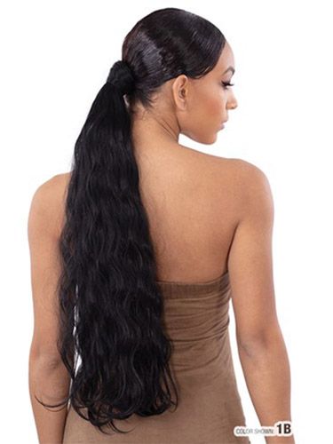 Model Model Synthetic Quick Wrap Weave Ponytail SHIMMER WAVE - Hollywood Beauty STL