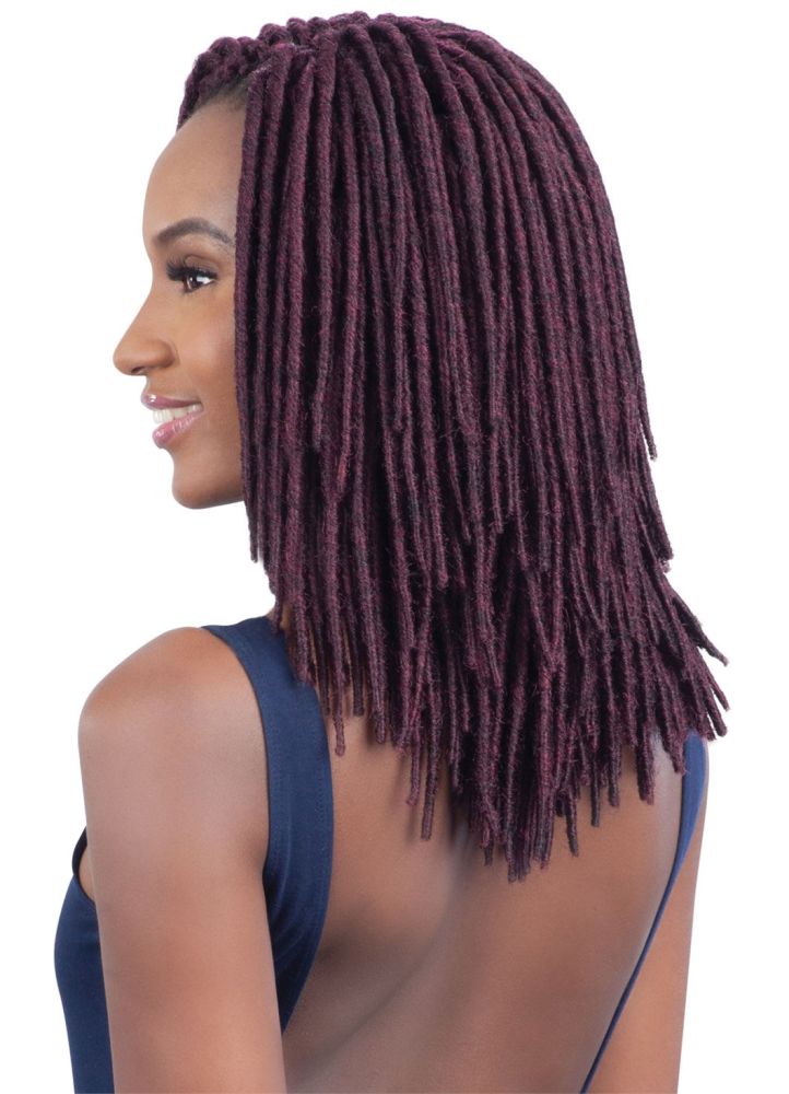 Model Model Glance Crochet Braid 2X MEDIUM SOFT FAUX LOC 10 Inch - Hollywood Beauty STL