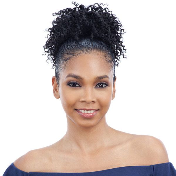 Model Model Synthetic Ponypom and Bang Drawstring Ponytail - SPRING - Hollywood Beauty STL