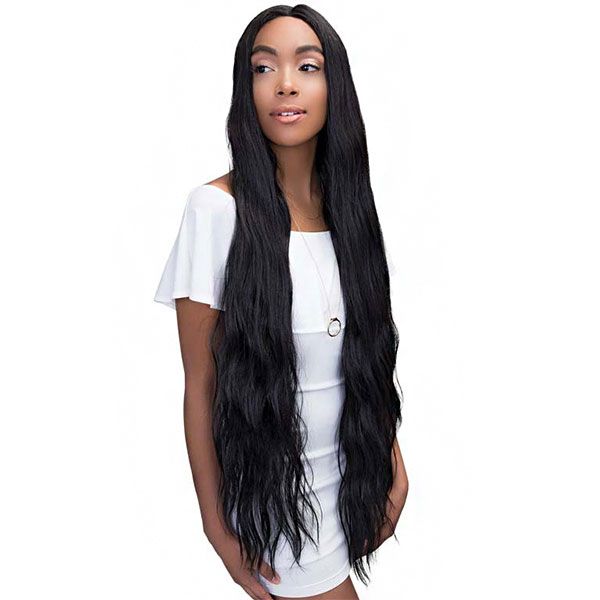 Janet Collection Synthetic Premium Fiber Extended Part Wig - SUPER WAVE - Hollywood Beauty STL