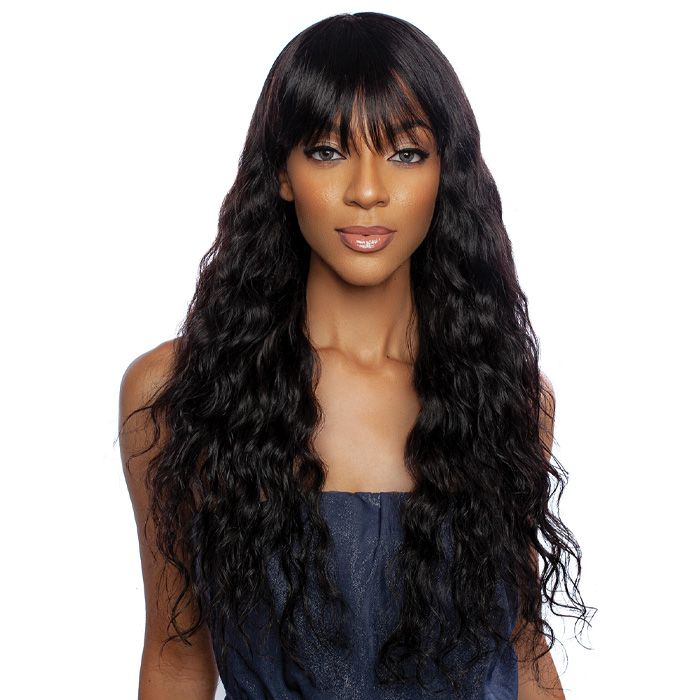 Mane Concept Unprocessed Human Hair 11A Natural Wave Full Wig 28 TRM109 - Hollywood Beauty STL