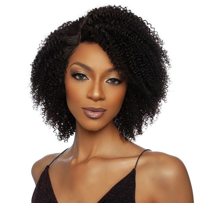 Mane Concept 100% Unprocessed Human Hair HD Lace Front Wig - 13A AFRO CURLY 14 - Hollywood Beauty STL