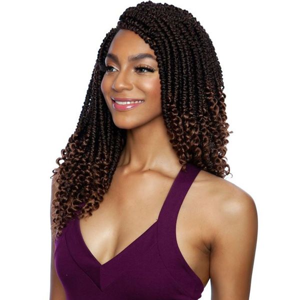 Mane Concept Synthetic Afri Naptural Crochet Braid - TWB205 2X RITA TWIST 12" - Hollywood Beauty STL