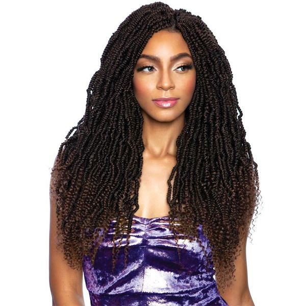 Mane Concept Synthetic Afri Naptural Crochet Braid - TWB207 2X NOMADIK TWIST 18" - Hollywood Beauty STL