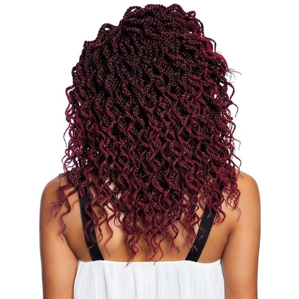 Mane Concept Synthetic Afri Naptural Crochet Braid - TWB204 2X WANDA BOX BRAID 12" - Hollywood Beauty STL