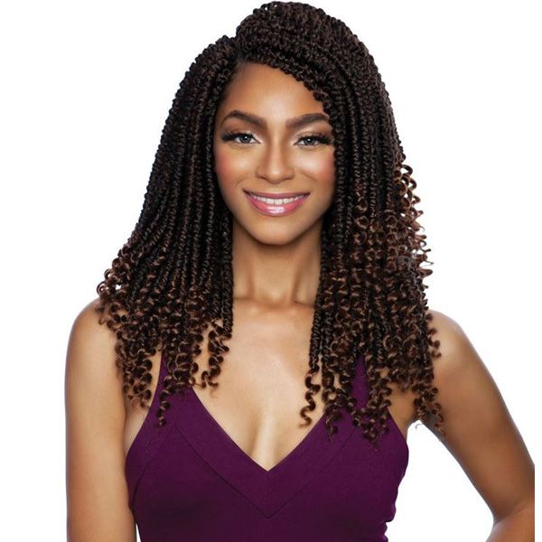 Mane Concept Synthetic Afri Naptural Crochet Braid - TWB205 2X RITA TWIST 12" - Hollywood Beauty STL