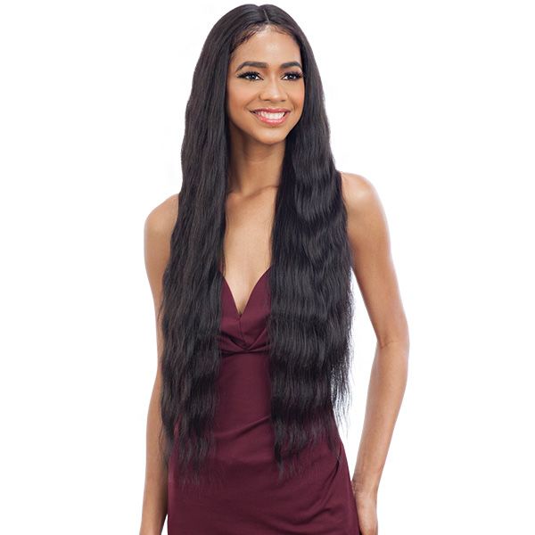 Model Model Synthetic Freedom Part Lace Front Wig - LACE NUMBER 010 - Hollywood Beauty STL